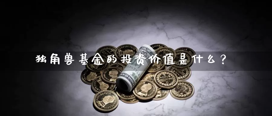 独角兽基金的投资价值是什么？_https://www.aerae.cn_基金理财_第1张