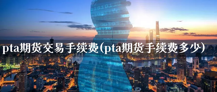 pta期货交易手续费(pta期货手续费多少)_https://www.aerae.cn_农产品期货_第1张