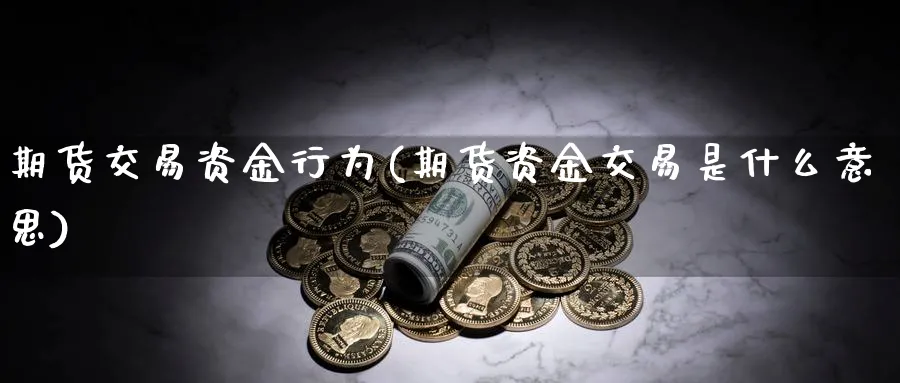 期货交易资金行为(期货资金交易是什么意思)_https://www.aerae.cn_农产品期货_第1张