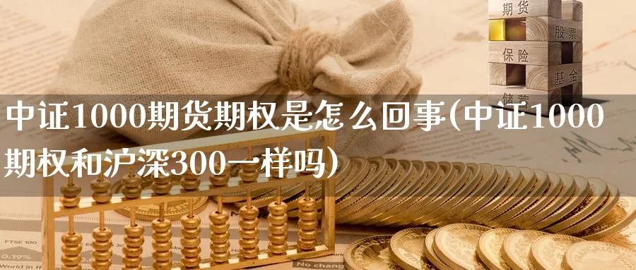 中证1000期货期权是怎么回事(中证1000期权和沪深300一样吗)_https://www.aerae.cn_股票投资_第1张