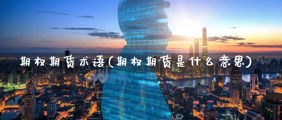 期权期货术语(期权期货是什么意思)_https://www.aerae.cn_股指期货_第1张