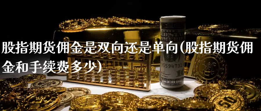 股指期货佣金是双向还是单向(股指期货佣金和手续费多少)_https://www.aerae.cn_股票投资_第1张